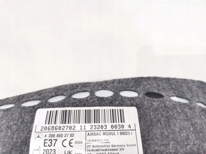 MERCEDES C CLASSE DANS 206 W206 COUSSIN DANS SIÈGE AIRBAG FOTELOWA DROITE EXTÉRIEUR