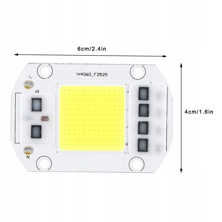 MODULE LED DIODE 220V 100W BLANC MAKARON GRATUIT