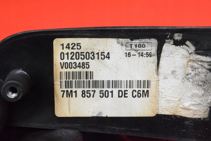 RÉTROVISEUR GAUCHE CIEMNOZIELONE EUROPE 7M1857501DE VW SHARAN 1 I LIFT 00-03 5 GOUPILLE