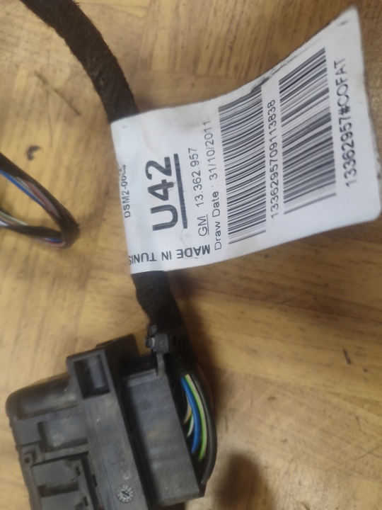 FAISCEAU DE CÂBLES PORTES OPEL MERIVA B 13362957