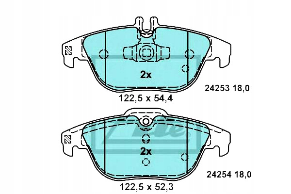 ZAPATAS DE FRENADO CERÁMICOS MERCEDES C T-MODEL (S2 