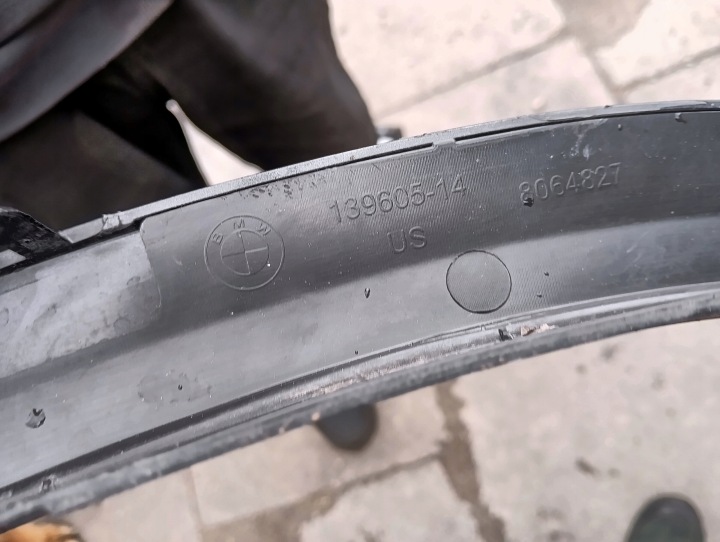 BMW X3 G01 MODULE MOULURE GARDE-BOUE ARRIÈRE ARRIÈRE ARRIÈRE GAUCHE 8064827