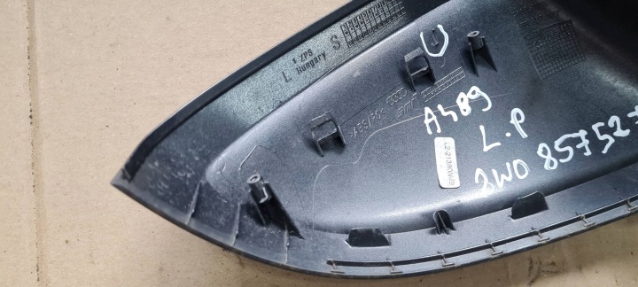 A4 B9 8W PROTECTION REVÊTEMENT RÉTROVISEURS GAUCHE GAUCHE AVANT LZ7S 8W0857527