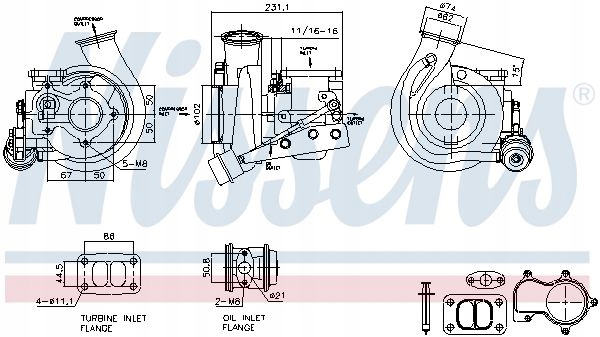 TURBOCOMPRESSEUR NISSENS NIS 93711