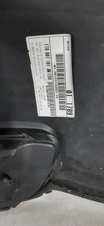 VOLKSWAGEN TOURAN CROSS LIFT PARE-CHOCS AVANT 1T0807221AB-AE