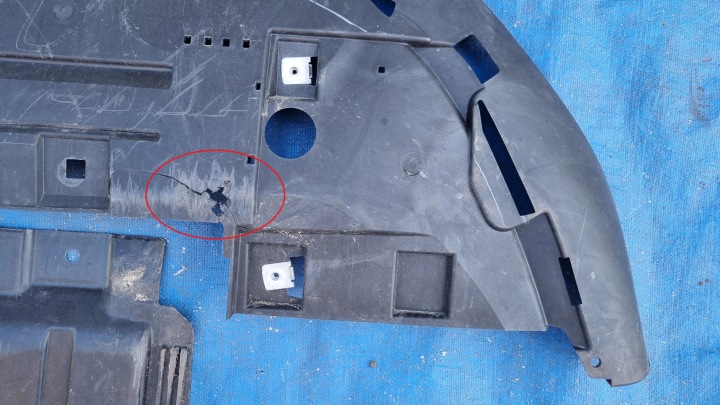MERCEDES A-KLASA W177 CLA W118 118 PARE-CHOCS AVANT PROTECTION PARE-CHOCS MOTEUR