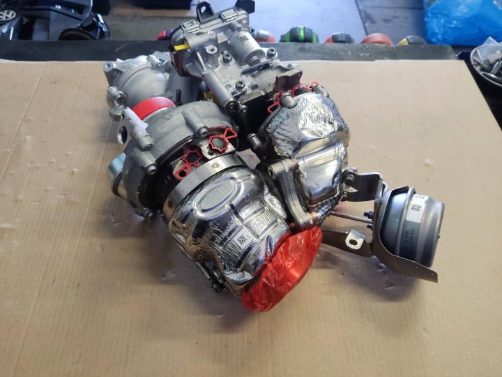 TURBOCOMPRESSEUR BITURBO AL0082 MERCEDES-BENZ OM654 A6540909001 NEUF