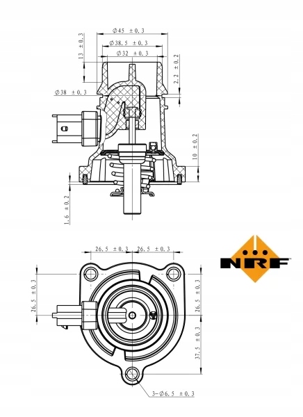 NRF 725024 TERMOSTAT, MATERIAL DE REFRIGERACIÓN 