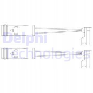 SENSOR DESGASTE ZAPATAS HAM DELPHI LZ0190 