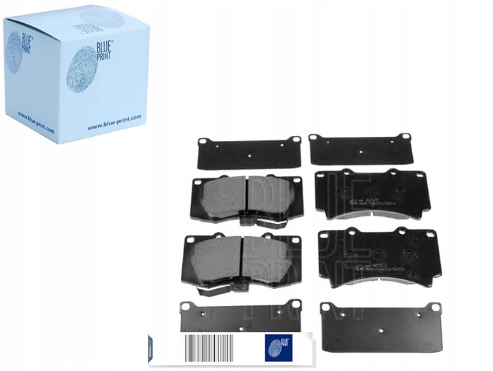 BLUE PRINT ZAPATAS DE FRENADO HUMMER PARTE DELANTERA H3 3,5 05- 