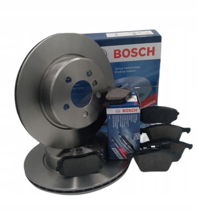 DISCS PADS FRONT BOSCH FIAT PANDA 1.2 60KM 