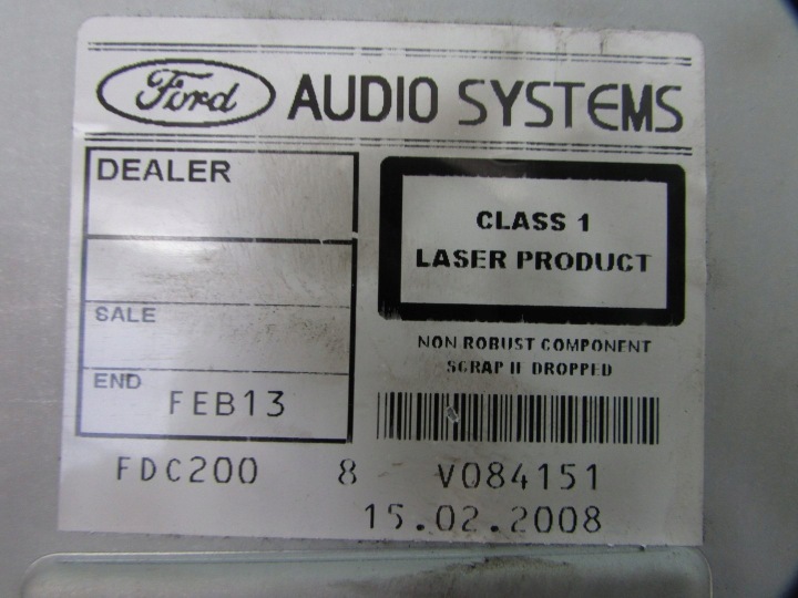 FORD S-MAX 08R RADIO RADIOOTWARZACZ 7S7T18C815BA