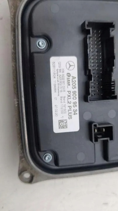 MODULE DE COMMANDE D'ÉCLAIRAGE MERCEDES-BENZ C (W205) A2059009534 2016