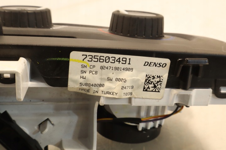 PANNEAU COMMANDE CONDUIT D'AIR FIAT TIPO II 735603491