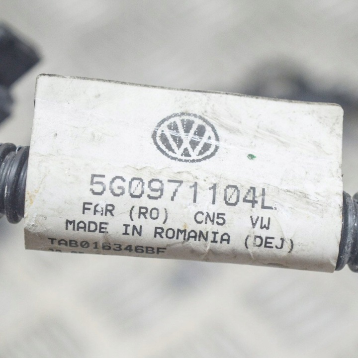 VOLKSWAGEN GOLF VII 2016 FAISCEAU DE CÂBLES FILS CAPTEUR STATIONNEMENT PDC