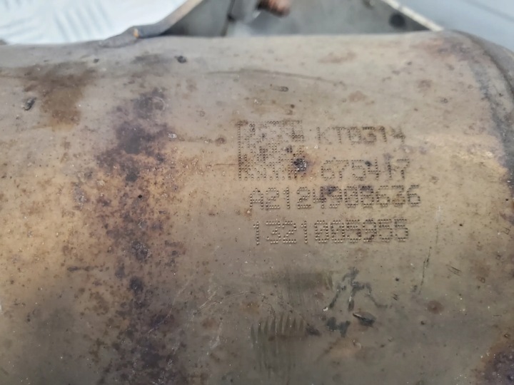 MERCEDESBENZ E C207 W207 A2124908636 ENSEMBLE FILTRES PARTICULES DURES DPF/FAP