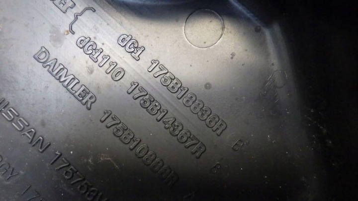 PROTECTION CHÂSSIS MOTEUR MEGANE III 1.5 DCI 175B18836R 175B14367R 175B10888R