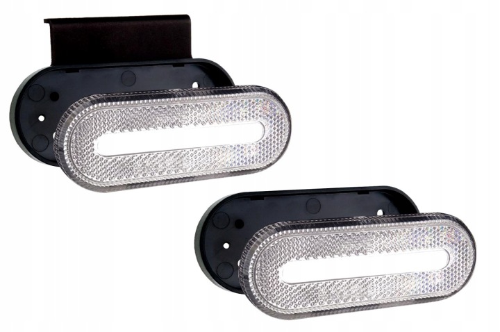 PHARE CONTOUR LED OM-01-W OVALE BLANCHE AMIO 02375