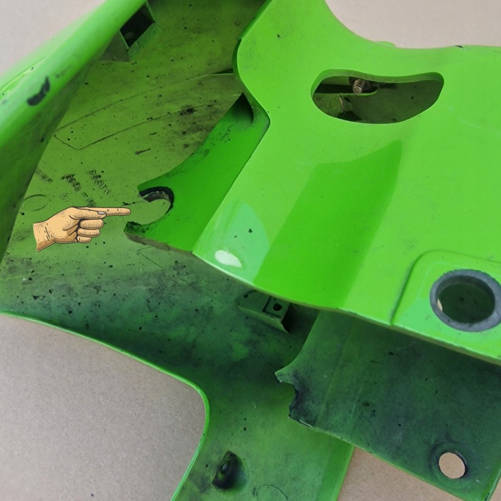 KAWASAKI ZX9R NINJA AILE PASSAGE DE ROUE AVANT 35004-1320