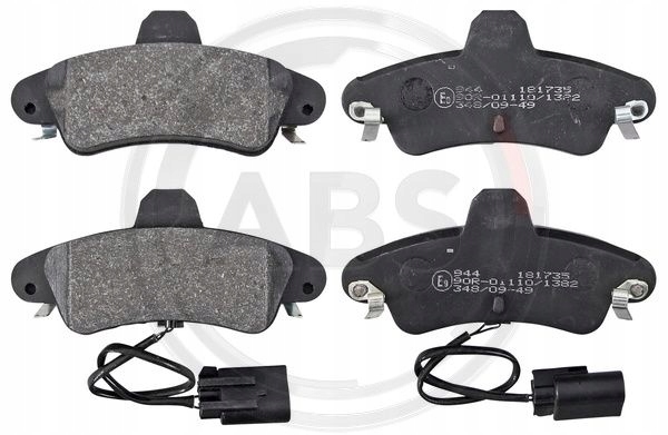 PLAQUETTES FREIN FORD MONDEO 99-00 ARRIÈRE AVEC CAPTEUR