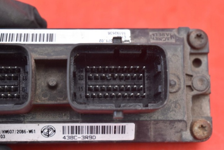 CONTRÔLEUR MOTEUR 55192636 FIAT PANDA 2 II 1.2 8V 03R