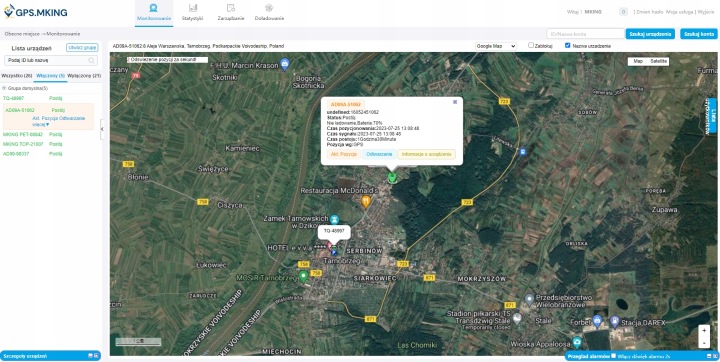 LOCALISATEUR GPS GSM VÉHICULE OBD SLEDZENIE WWW SMS