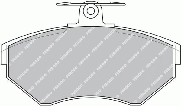 KIT ENSEMBLE PLAQUETTES FREINS [FERODO]