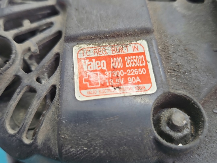 TEST ALTERNATEUR KIA RIO II 05-11 37300-22650 A0002655023 1.4 16V