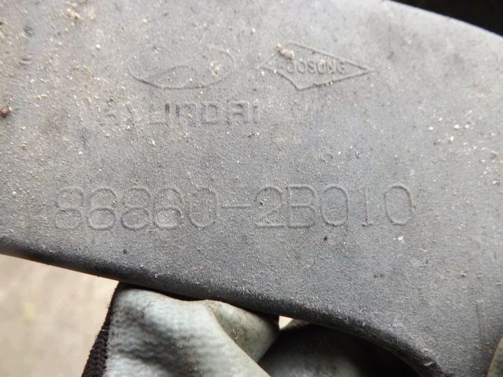 HYUNDAI SANTA FE II 2 ORIGINAL DÉFLECTEUR DROIT GAUCHE AVANT ARRIÈRE ENSEMBLE ORI