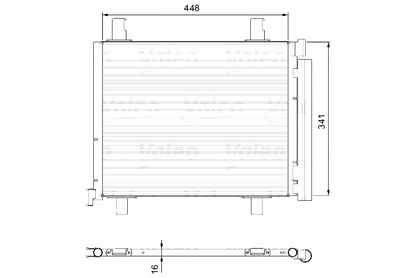 VALEO CONDENSADOR CONDENSADOR DE ACONDICIONADOR VALEO 814168 SKODA CITIGO 