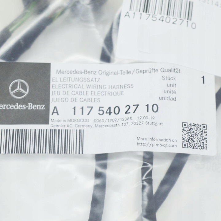 FAISCEAU DE CÂBLES FILS ELECTR MERCEDES ESSENCE CLA 200 CDI COUP CLA 220 CDI COUP