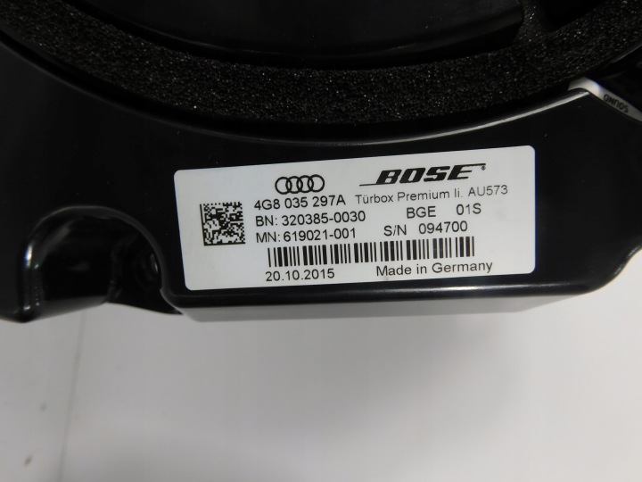 AUDI A7 4G LIFT SONORISATION BOSE AMPLIFICATEUR KIT