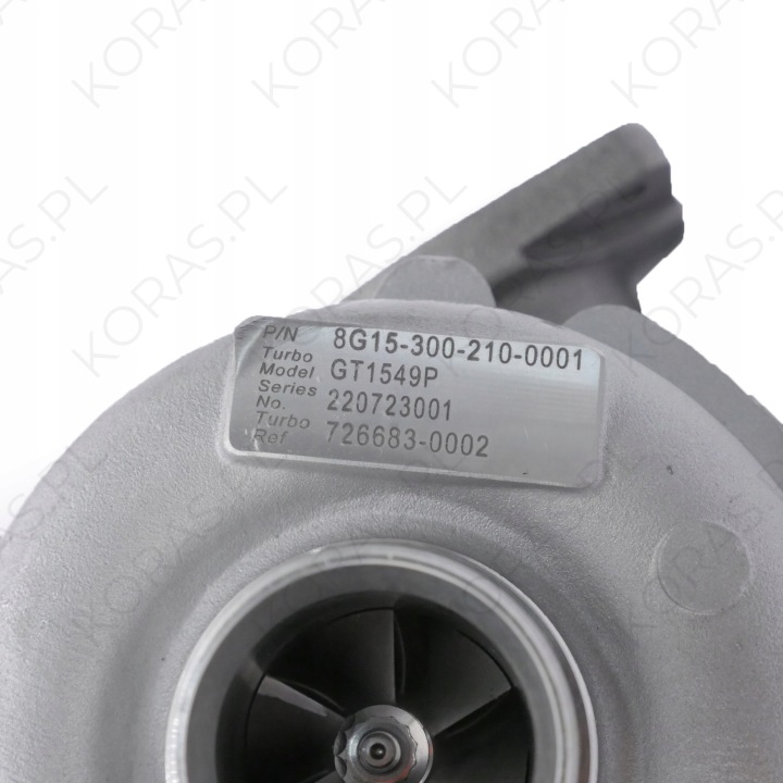 TURBOCOMPRESSEUR C5 406 607 2.2 HDI 133 KM DW12TED4S 726683-0002