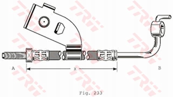 FIL DE FREIN FLEXIBLE FORD