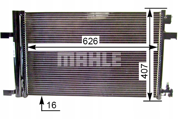 MAHLE CONDENSADOR DE ACONDICIONADOR CHEVROLET CRUZE ORLANDO OPEL ASTRA J 