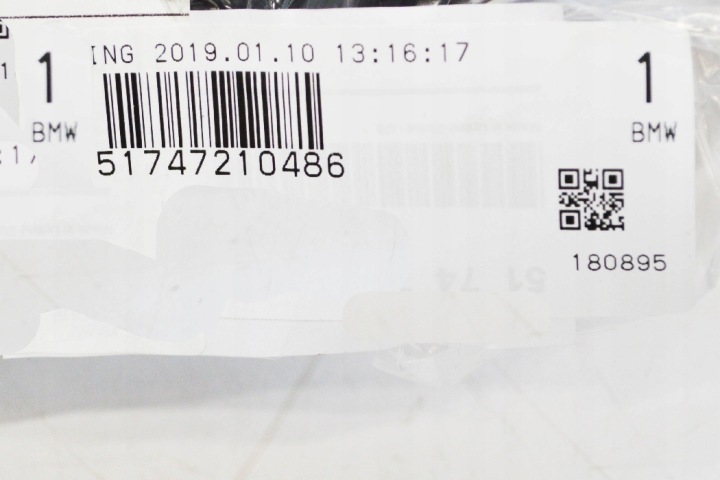 BMW X3 F25 AVANT DROIT CANAL DE FREIN 51747210486 7210486 ORIGINAL