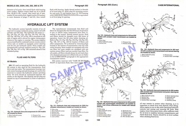 JOHN DEERE 2750 2755 2855N 2955 INSTRUCTION NAP 24H