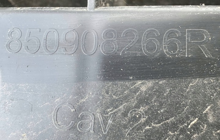 11901. CAPTUR II RENFORCEMENT PARE-CHOCS ARRIÈRE 850908266R