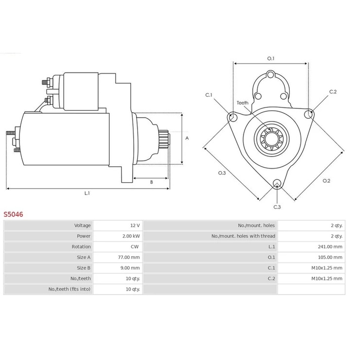 STARTER AS-PL S5046 