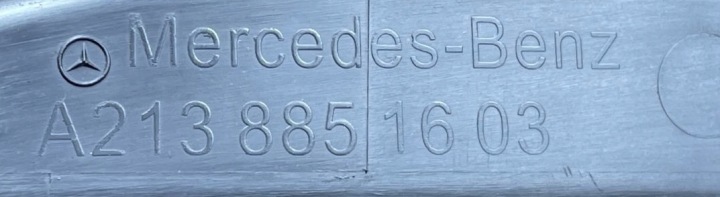 MERCEDES E-KLASA W213 LIFT 20 GRILLE SPOILER PARE-CHOCS AVANT A2138851603