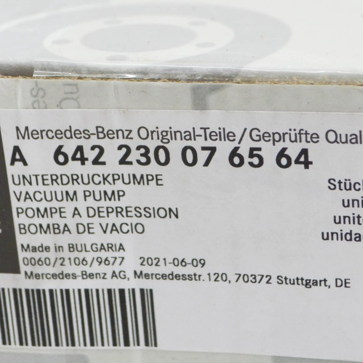 POMPE VIDE MERCEDES-BENZ E W212 A6422300765 ORIGINALE