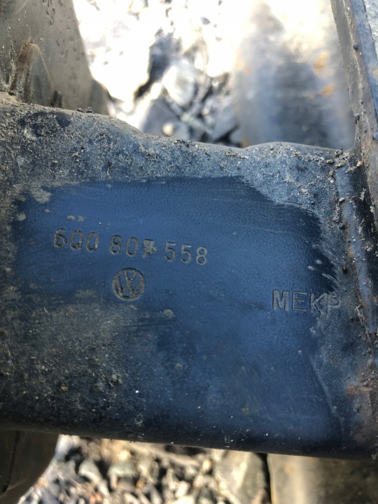 POUTRE PARE-CHOCS ARRIÈRE VW POLO IV 9N 6Q0807558
