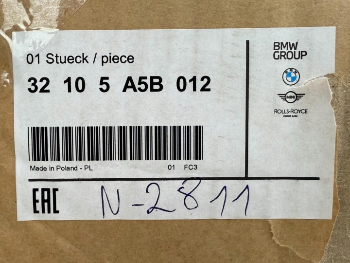 BMW 1 F40 B37B CRÉMAILLÈRE DE DIRECTION DIRECTION SYSTÈME OE 32105A5B012