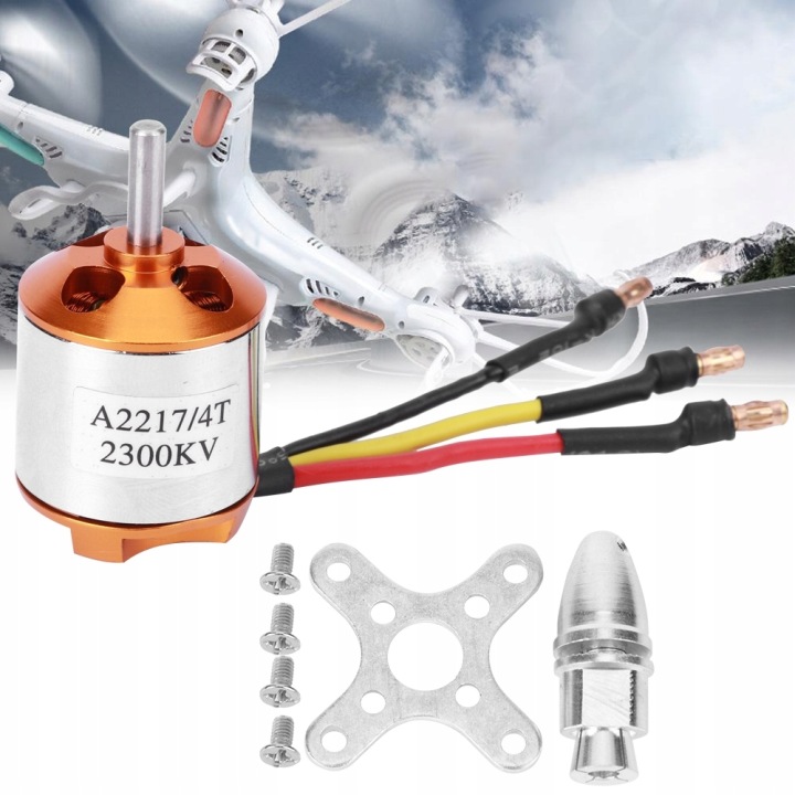 MOTEUR BEZSZCZOTKOWY A2217 2300KV VERS DRONOW I QUADROCOPTEROW