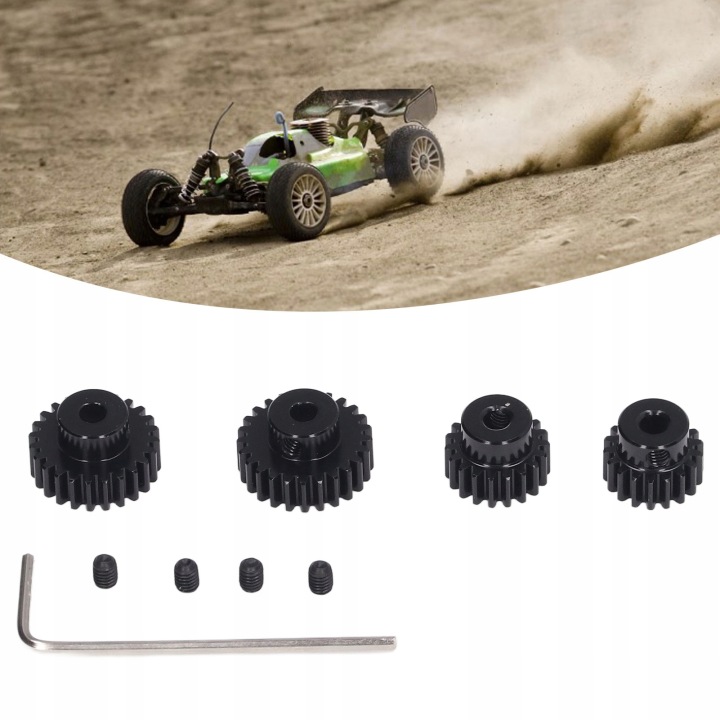 TAMIYA RC CAR 3.175MM ACIER KIT ROUES ZEBATYCH ZEBNIKA VERS TT01 TT02 TB02 TA05 18T-24T