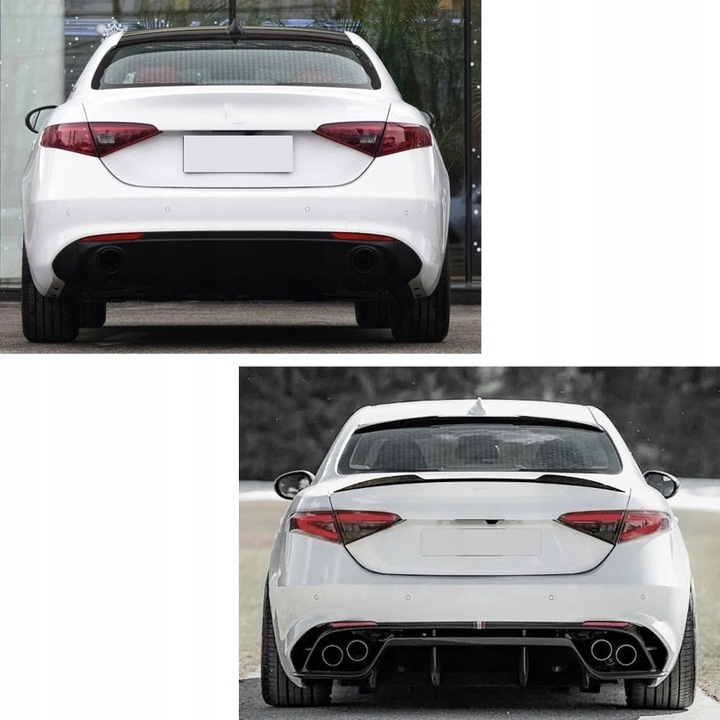 SPOILER BRIDA ALFA ROMEO GIULIA VELOCE TI NEGRO LUSTRE 