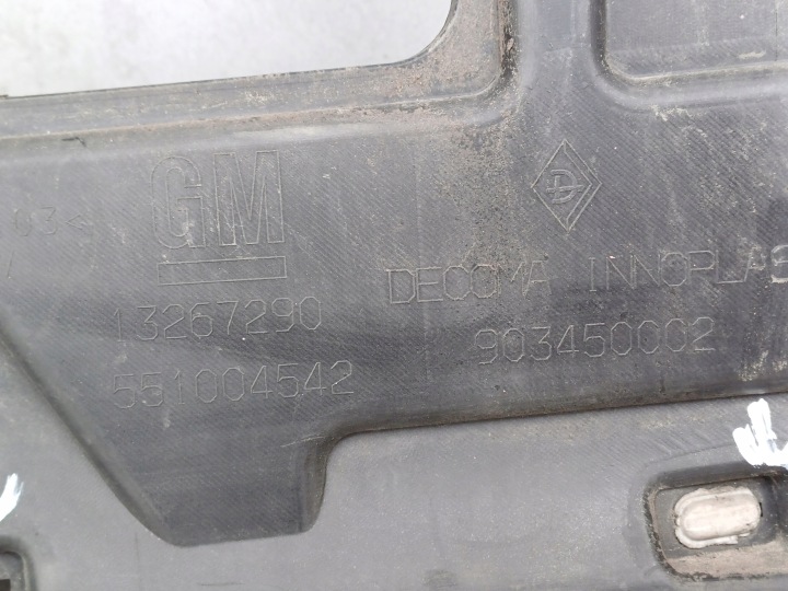 OPEL INSIGNIA A 08- PARE-CHOCS CACHE ARRIÈRE 13267290