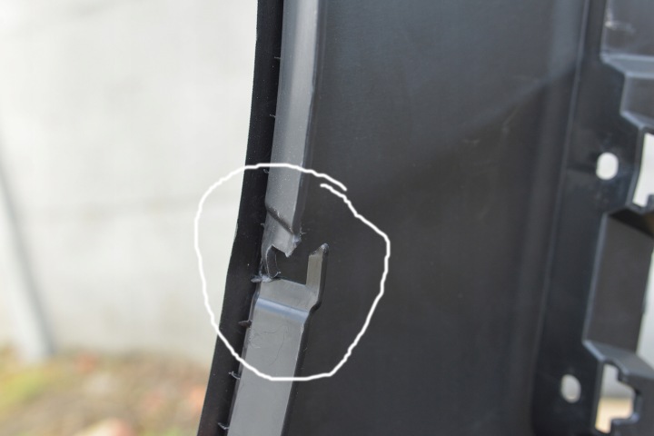 HYUNDAI TUCSON III LIFT 18- PARE-CHOCS ARRIÈRE 86612-D7500