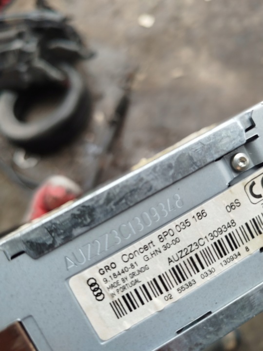 RADIO CD D'USINE 8P0035186 AUDI A3 8P
