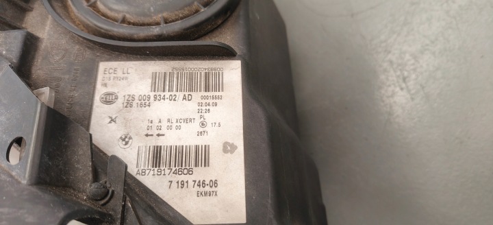 PHARE AVANT BI XÉNON DYNAMIC ROTATIF BMW Z4 II E89 09-13R EUROPE 7191746